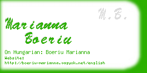 marianna boeriu business card